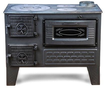 Отопительно-варочная печь МастерПечь ПВ-04 с духовым шкафом, 7,5 кВт в Серове