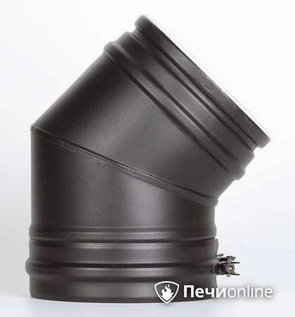 Колено 45° Schiedel Отвод 45° д.150 PM25 (Черный) Permetr в Серове