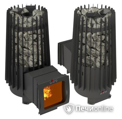 Дровяная печь-каменка GrillD Cometa Vega 180 window long Max в Серове