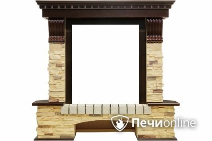 Портал для электрокамина Royal Flame Pierre Luxe угловой сланец под классический очаг в Серове
