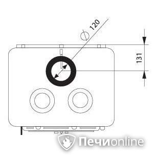 Отопительно-варочная печь Ferguss Magma cook side door в Серове
