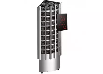 Электрокаменка для сауны Harvia Glow Corner TRC70XE c цифровой панелью управления в Серове